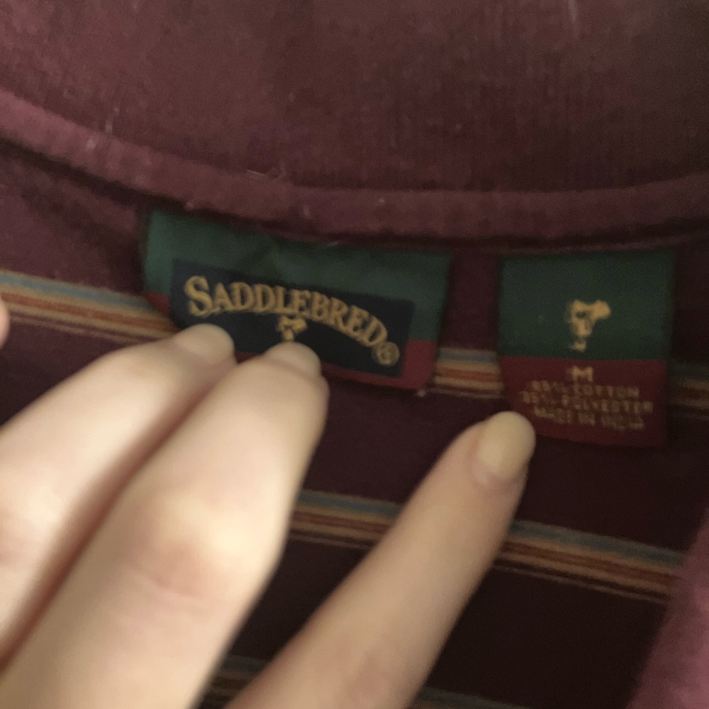 Saddlebred Maroon Shirt